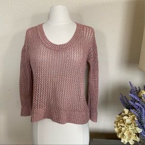 CLUB MONACO long sleeves open knit sweater